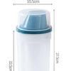Transparent Plastic Kitchen Storage Jars - Airtight for Fresh-Keeping of Milk Powder and Grains