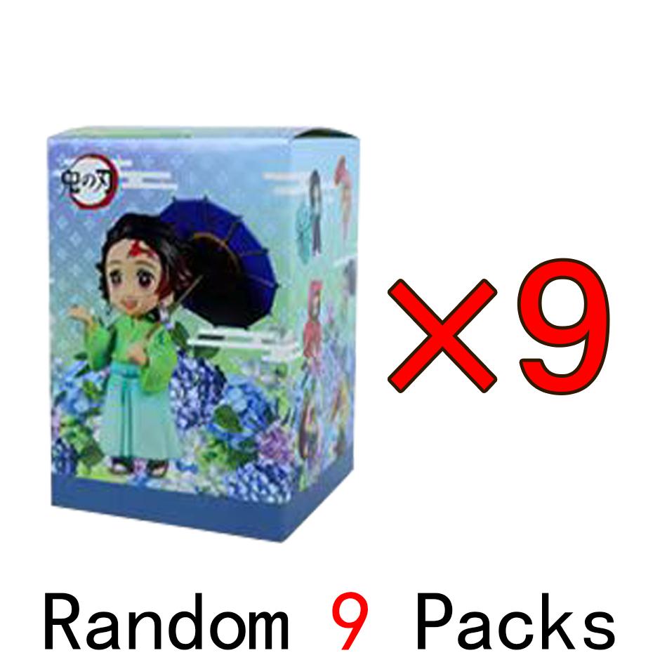 Animation 6Pcs/Kit Q Version Demon Slayer Boxed Action Figure Miniature Figurine Decoration Piece Attachment Animation Design Adorable Decoration