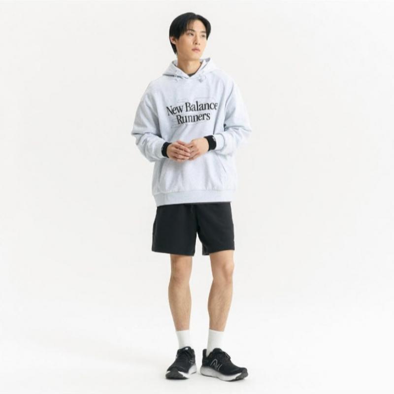 New Balance ShortS Rqk Nbnve2S011 19 Men S 4.5 Part Knit ShortS  looSe