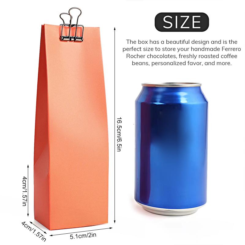 1PC/10PC Cookie Candy Bags Wedding Candy Colors Coffee Beans Storage Bag Colorful Favor Bag Festival Multiple Options Available