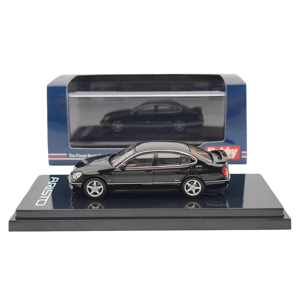Hobby Japan 1/64 for ARISTO V300 VERTEX EDITION Black HJ641030ABK Diecast Model Car Miniature Collection Toy Vehicle Models