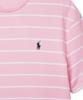 POLO RALPH LAUREN Classic Fit Striped Soft Cotton T-Shirt - Pink