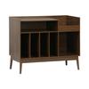 Móvel vinil vintage decoração madeira 100cm NEPAL