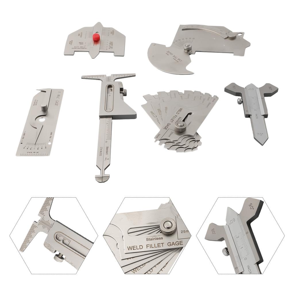 Accessories Equipment Welding Gauges Heights Measuring V-Wac Angles Widths Boiler Bridge Inspection MG-11 MG-8