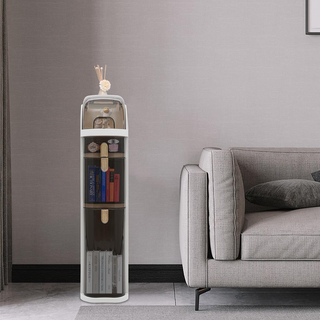 3-Tier Free Standing Storage Cabinet Large Capacity Suitable for Kitchen, Bathroom, Bedroom, Garage