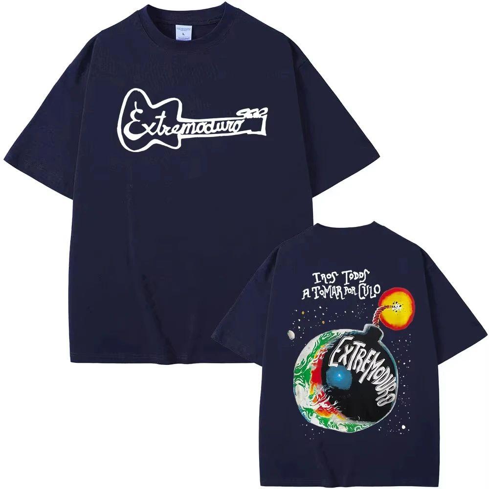 Y2k Punk Clothing Rock Band Extremoduro Tour 2026 Print Tshirt Fashion Classic Hot Sale T Shirt Vintage Trend TShirt Unisex