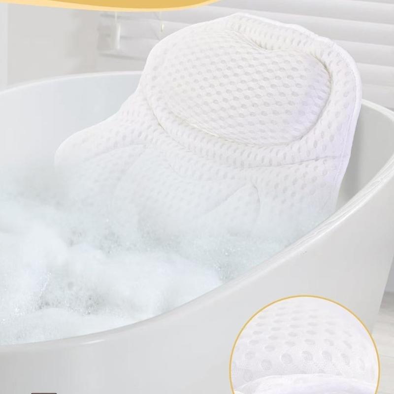 NonSlip Bathtub Pillow 6Suction Cups For Stability Safety During Bath Time Butterfly Design For Enhanced Comfort