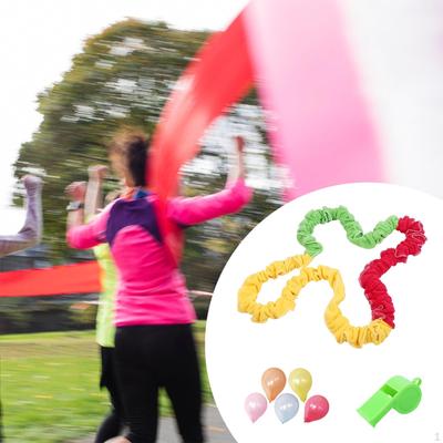 Kids Cooperative Stretch Band Kindergarten Rope Party Games Sports Competition Team Building