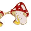 2Pcs Cartoon Collar Clip Funny Fashion Jewelry Gifts Creative Lapel Pins Cute Badge Brooch for