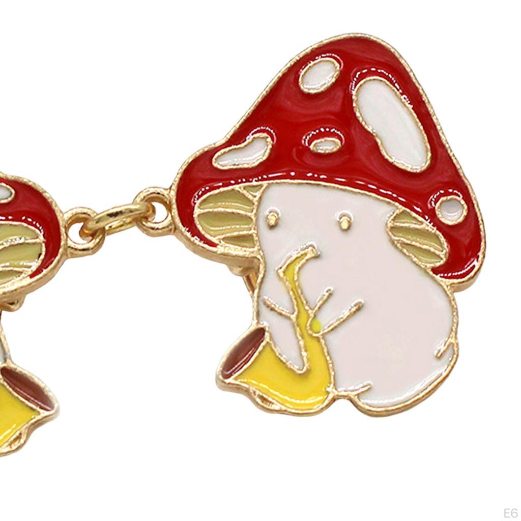 2Pcs Cartoon Collar Clip Funny Fashion Jewelry Gifts Creative Lapel Pins Cute Badge Brooch for