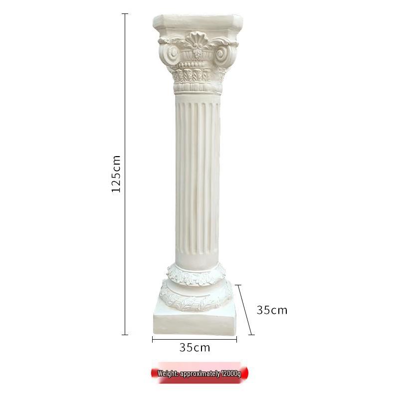 Europäischer Römischer Säulen Blumentopf: Retro Garten Hochzeitsdekoration Ornament