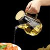 500/700/900ml Clear Glass Oil Bottle with Scale and Handle  Heat-resistant Soy Vinegar Sauce Environmental Protection Container