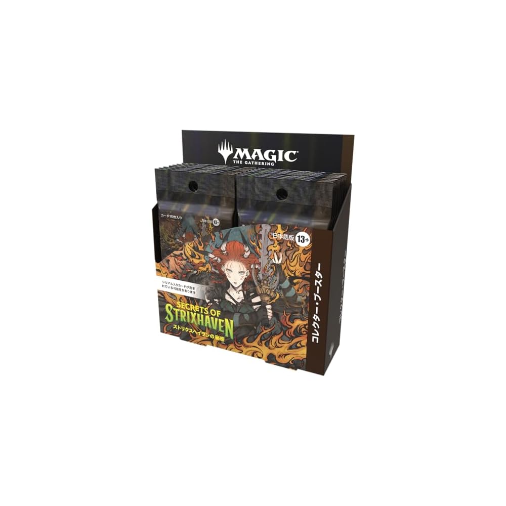 

Wizards of the Coast Magic: The Gathering Strixhaven Collector Booster Box 12 Packs Japanese Edition Trading Cards