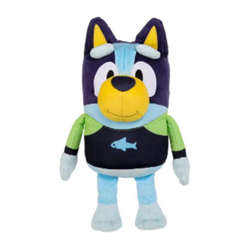 New Bluey Family Series Talking Plush Bingo Music Soundable Plush Toy Anime Figure Cute Animal Sing Dog Doll Kids Festival Gift