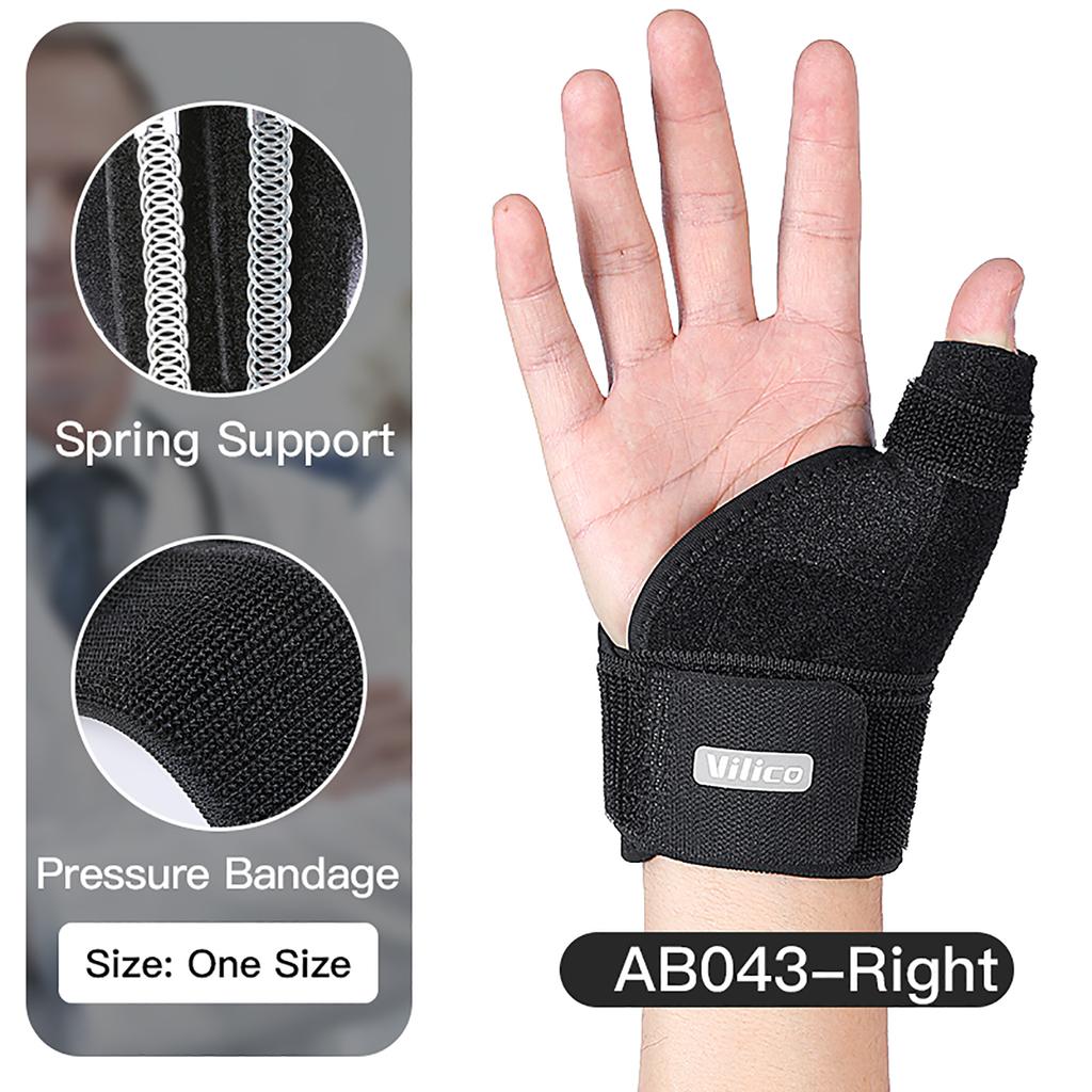 1 Stück Flexible Schiene Handgelenk Daumenstütze Bandage für Sehnenentzündung Arthritis Atmungsaktiver Daumenschutz Schiene Passt Rechte und Linke Hand