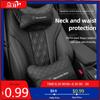 GLC GLB Car Seat Headrest Neck Pillow Lumbar Back Support Pad For Mercedes Benz AMG W177 W176 X166 X167 C257 C218 X253 C118 C11