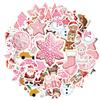 35pcs Cartoon Snowman Stickers Cute Winter Diy Stickers Funny Stickers For Laptop Luggage Scrapbook Diary Sticker Guitar