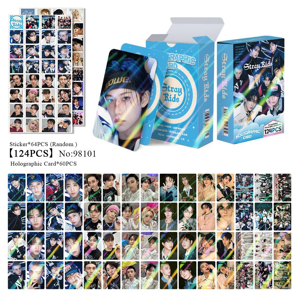124Pcs Card Stray kids Card Boy Group Album DO IT Pocards Lomo Hyunjin Felix LeeKnow Han BangChan Album Fans Gifts