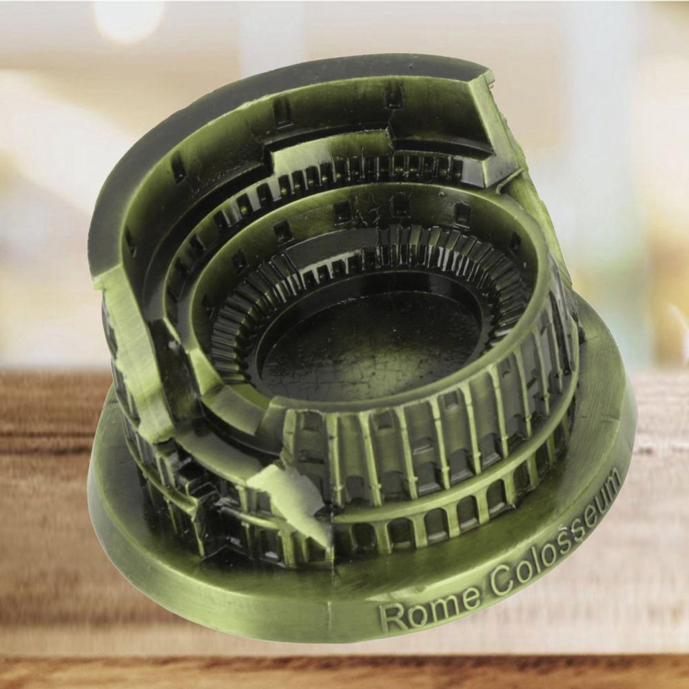 Desktop Display Roman Colosseum Model Alloy Ancient Rome Decor Home Decoration