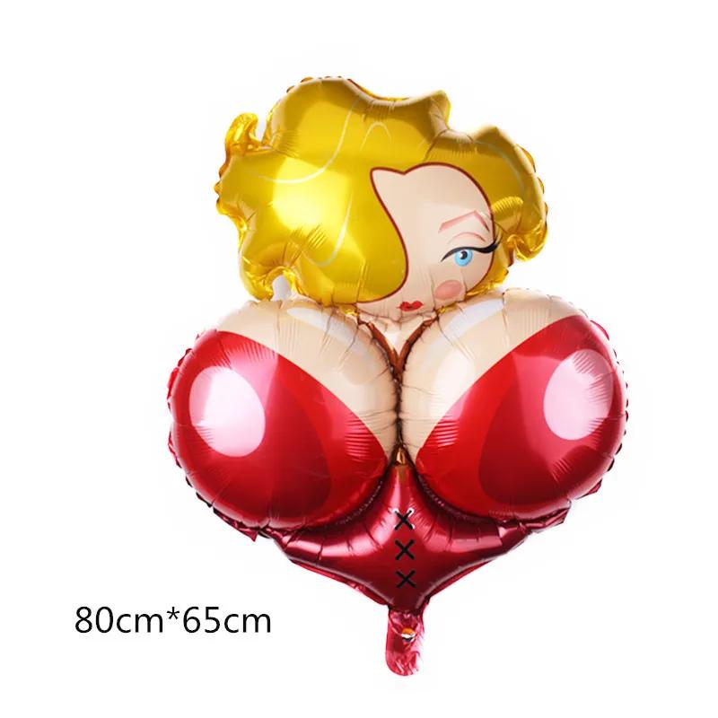 Fun Cartoon Aluminum Film Balloon Valentine's Day Prank Aluminum Foil Balloon Birthday Party Decoration