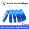 Blue Washi 3D Texture Tape: Anti-UV, High Temperature, No Residue, Beautiful Texture, Masking Tape.