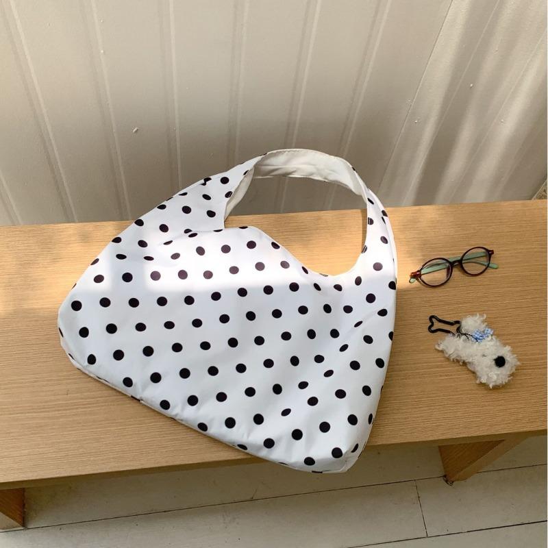 Commuter Bag Women's Large-capacity New Popular Round Polka Dot Underarm Shoulder Bag Portable Tote Bag Women