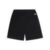 Lining Solid Color Logo Loose Straight Leg Shorts Women Shorts Black AKSSA82-1