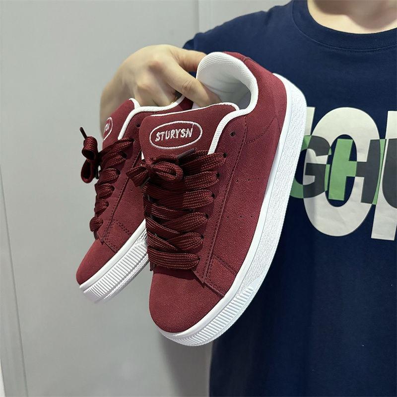 2 new autumn students casual versatile niche bread shoes trendy street thick baseplate shoes women