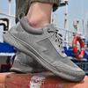 Fashion Autumn Men Shoes fashion Genuine Leather Loafers Breathable lace up comfortable Oxfords Casual Shoes Outdoor Men Sneakers shoes
