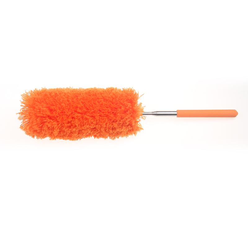 Compact Retractable Feather Duster for Household Cleaning