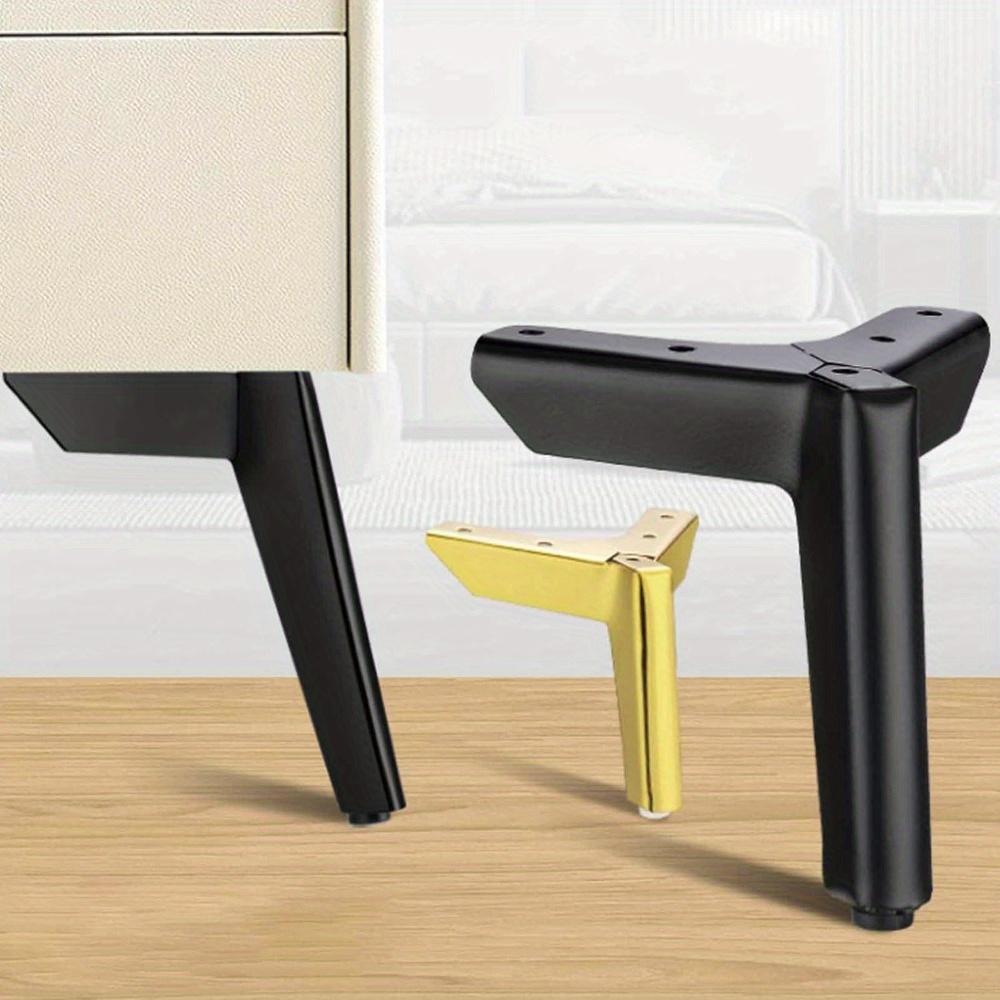 4PCS Furniture Legs,Triangle Metal Sofa feet, Replacement Cabinet feet, Modern Coffee Table Support Legs, Suitable for Cupboard, Sofa, TV Cabinet