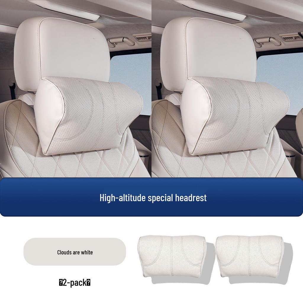 Compatible Wey Gaoshan 7/8/9 Headrest & Lumbar Support Pillow for Car Interior Neck Protection