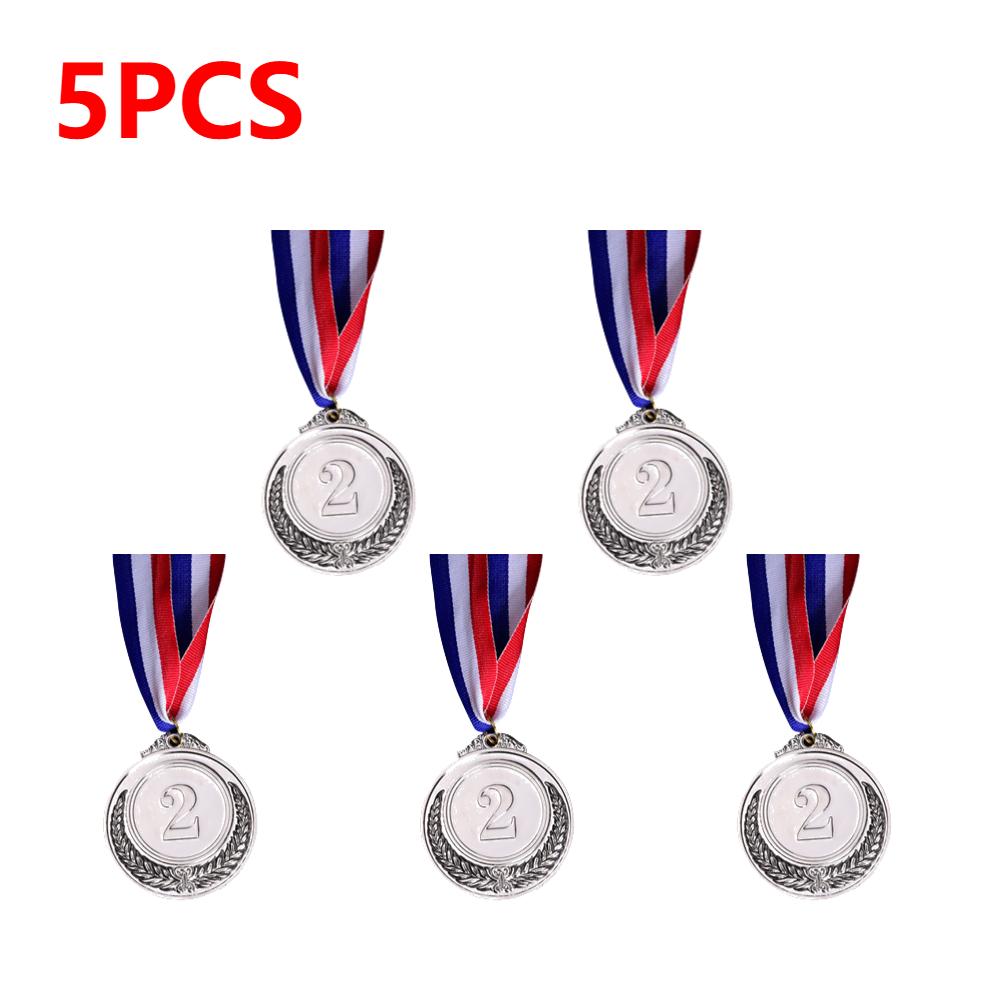 1-10pcs Gold Silver Bronze Prizes Winners Medals Sports Day Competitions Awards Medal Adults Children Outdoor Games Souvenir