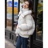 Mokana Women's Elegant Long-Sleeve Down Jacket MKNJD3167