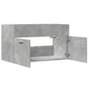 Bathroom Vanity Unit Concrete Grey 90 x 38.5 x 46 cm Particleboard