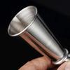 304 Stainless Steel Double-Ended Cocktail Measuring Cup (15/30ml Oz) With Rolled Edge 30/60ml Measuring Glass