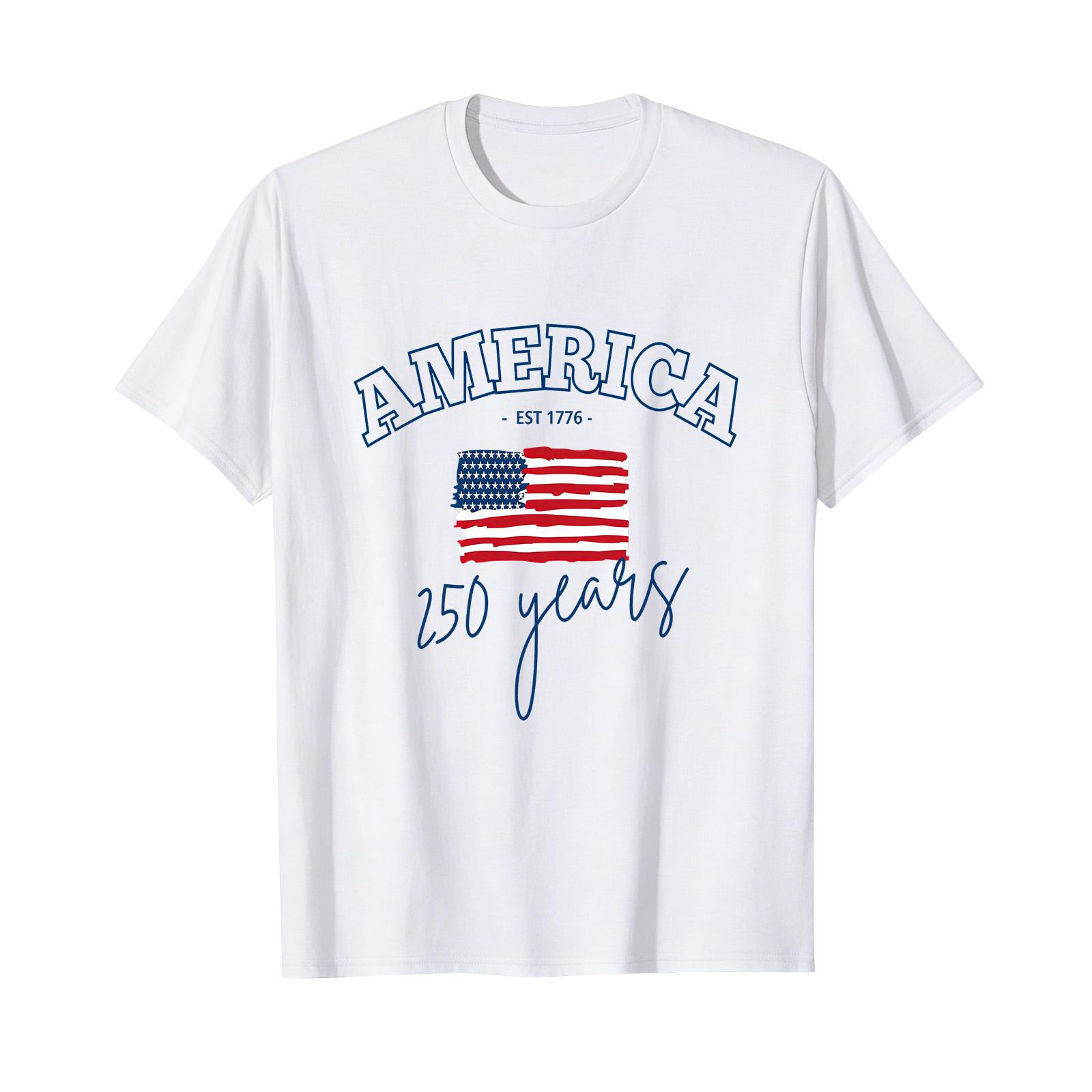 

Men s Printed Round Neck T-Shirt Casual Sports Short-Sleeve Top XL