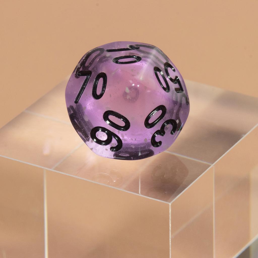 Transparent Polyhedral Dice DND Dice Set 7pcs D4-D20 Board Game Props for DND Game Board Game Accessories