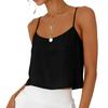Canotta da Donna Senza Maniche con Spallina Regolabile a Bottoni Girocollo Casual Monocolore alla Moda Gilet Camicia