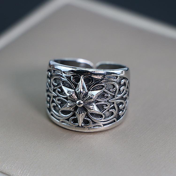 

Мужское модное металлическое кольцо в ретро-стиле, крутой красивый дизайн, коллекция мужских колец с геометрическим тотемом Average size