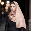 New Arrival Crinkle Satin Silk Muslim Hijabs Scarf For Women Long Shawls Solid Big Size Headscarf Wraps Islamic Headband Turban