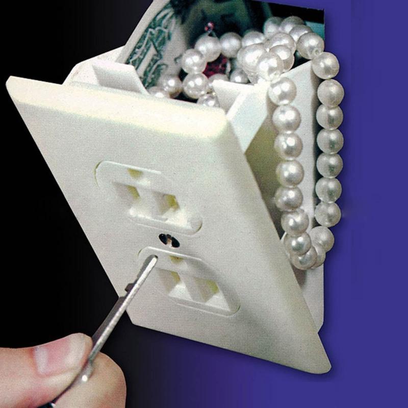 Wall Outlet Safe Diversion Box Hidden Secret Money Boxes Private Valuables Jewelry Storage Organizer for Home Hotel