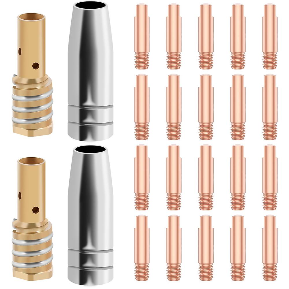 

Comprehensive 24PCS For MIG Welding Kit with Nickel Plated Contact Tips and Gas Diffusers for Enhanced Durability China Mainland