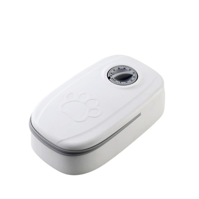 

Pet Food Dispenser 48 Hour Programmable Timer, Suitable for Cats and Dogs сірий колір