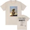 VOLUMES Camiseta Tree Tee Design de Moda Camiseta da Banda Bon Iver Verão Unissex Manga Curta Roupas de Merch Gola Redonda Casual Camisetas Masculinas Femininas