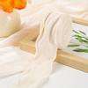 1Pc Lace Pleated Ribbon DIY Cake Bouquet Flowers Fishtail Yarn Packaging Linen Wavy Lace Ribbon