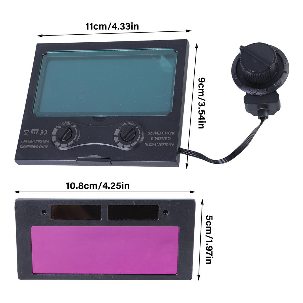 Măști de Sudură cu Auto-Întunecare Ușoare Protecții Ochi pentru Sudor Profesionist Instrumente și Mașini Entuziaști DIY