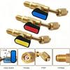 R22 Refrigerant Ball Valve Brass Air Conditioning Refrigerant Shut-Off Valve Connecting To Hose Refrigeration Tool R410a Adapter