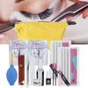 Eyelashes Grafting Tool Set Eyelash Extension Glue Tweezer False Eyelash Kit (8mm+8mm)
