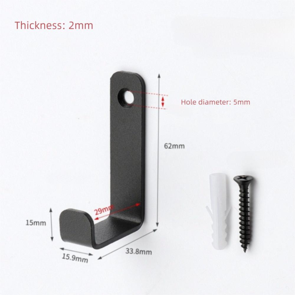 5pcs/set Metal Coat Rack Hooks with Screws Single Claw Hooks Wall Hooks Multi-Purpose Space Saving Clothes Hanger